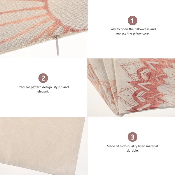 4 Pcs Pillowcase Decoration Office Wear-resistant Sofa Bed Cushion Cover