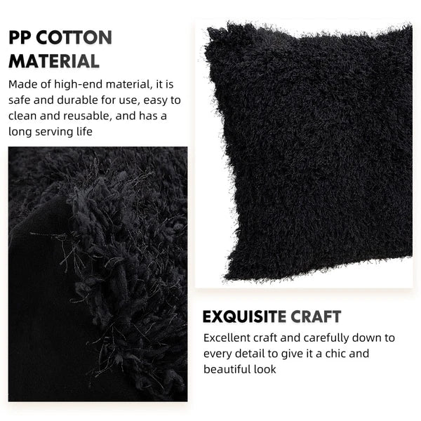 2 Pcs Plush Throw Pillowcase Sofa Bed Cushion Cover Halloween Covers