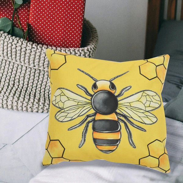 4pcs Decorative Adorable Comfortable Cushion Cover Pillowcase Square Replacement