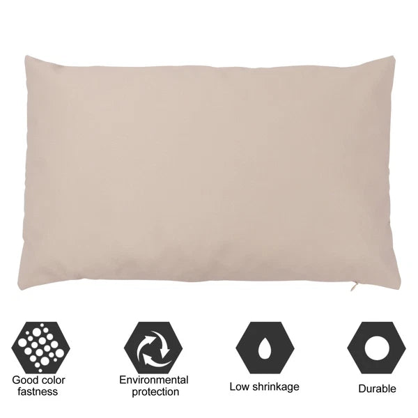 2 Pcs Waterproof Throw Pillowcase Car Cushion Cover Outdoor Covers