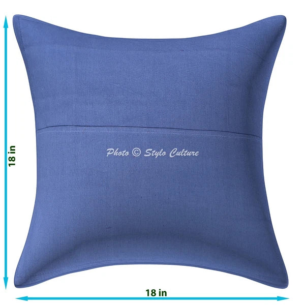 Cushion Cover Pillow Case Vintage Indian Traditional Throw Decor Art Yoga