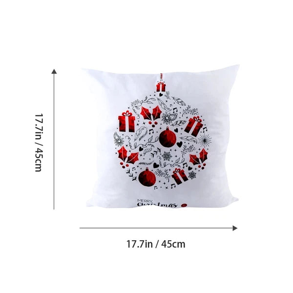 1PC Christmas Pillowcase Pillow Cover Sofa Cushion Cover for Home Living Room