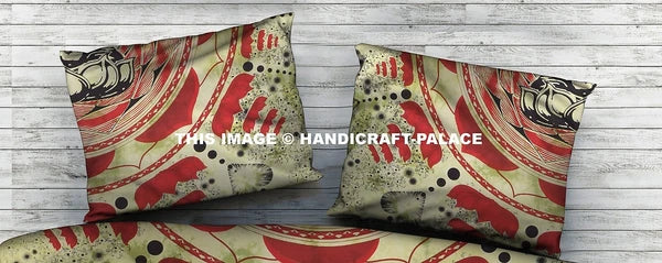 Indian Pillow Cover Bed Sofa Sham Case Throw Lord Boddha Print Cushion Cover