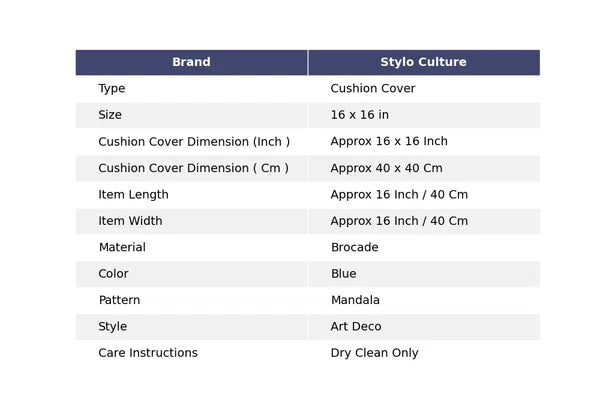 Home Decor Bohemian Brocade Jacquard 16 x 16 in Pillow Cover Case Cushion Room