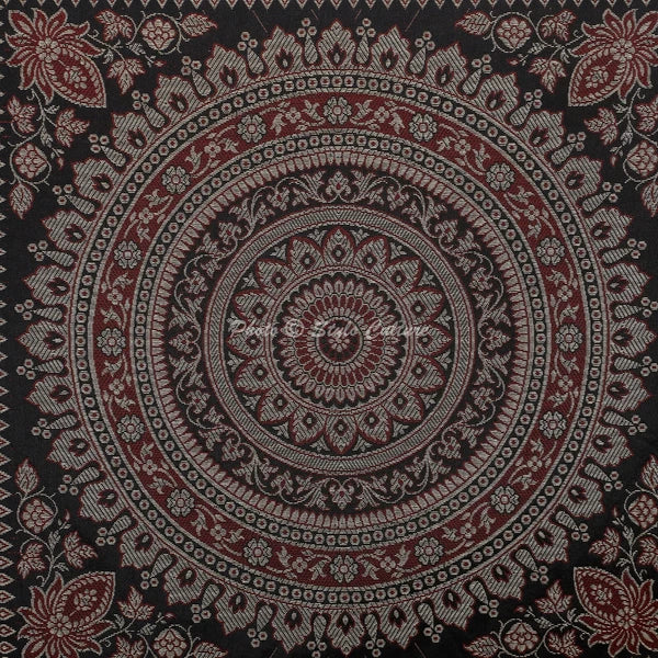 Boho Bohemian Cushion Cover Brocade Jacquard Throw Decor Pillow Cover Case