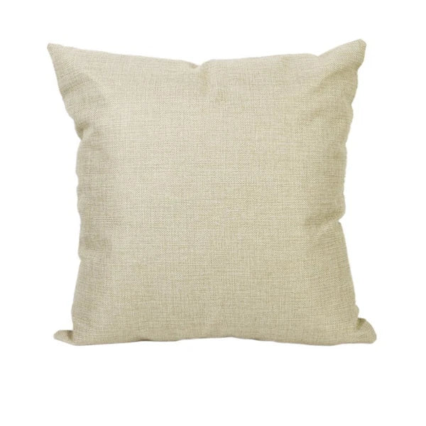 Leaf Decorative Cushion Cover Cotton Linen Sofa Throw Pillow Case