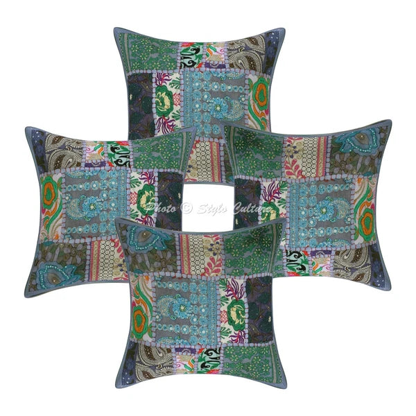 New Home Decor Patchwork Vintage 12 x 12 in Pillow Cover Case Cushion Room