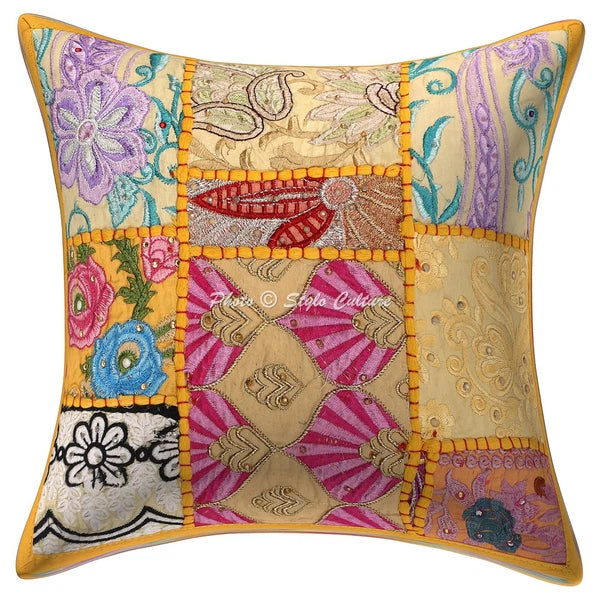 Boho Bohemian Cushion Cover Vintage Patchwork Throw Decor Pillow Cover Case