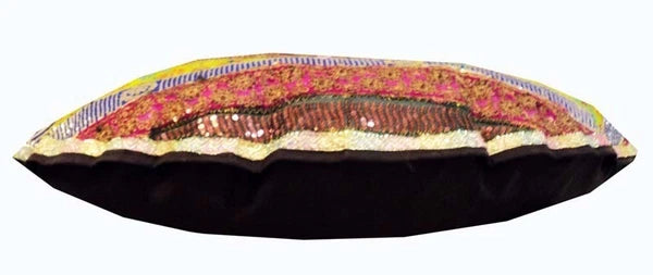 40" BROWN ANTIQUE NEW HOME GIFT DÉCOR FLOOR THROW BED CUSHION PILLOW COVER