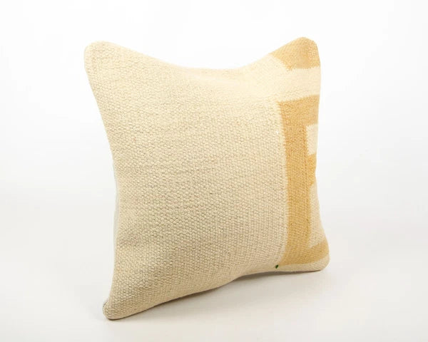 TURKISH KILIM PILLOW CUSHION COVER CASE TRADITIONAL 18"X18" (45X45 CM)