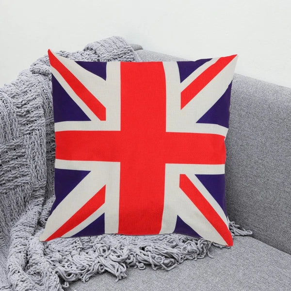 2 Pcs Cushion Cover Office Fabric Pillowcase Sofa Couch Bed Pillowcases