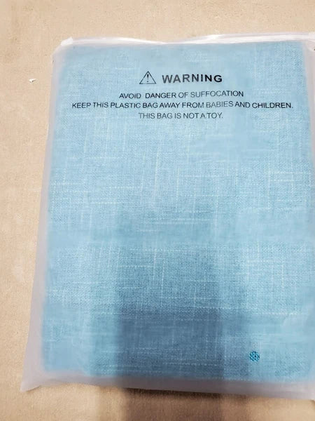 Decorative Linen Pillowcases For Couch/sofa/bed/car Peacock Blue