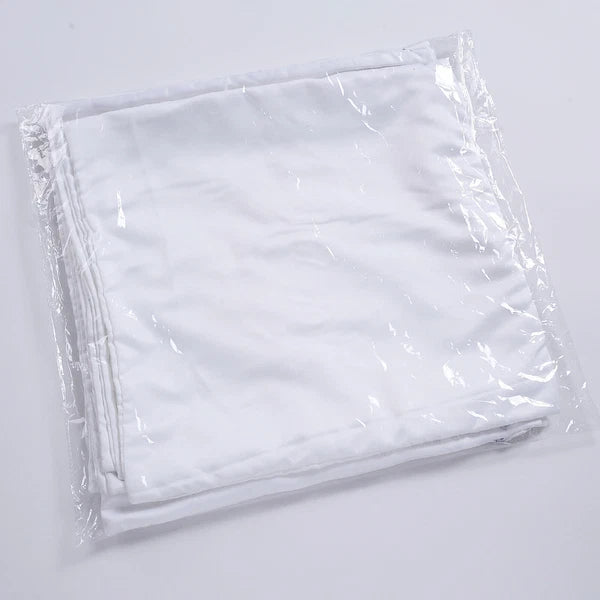 10Pcs 18" White Sublimation Blank Pillow Case Home Sofa Car Decor Cushion Cover