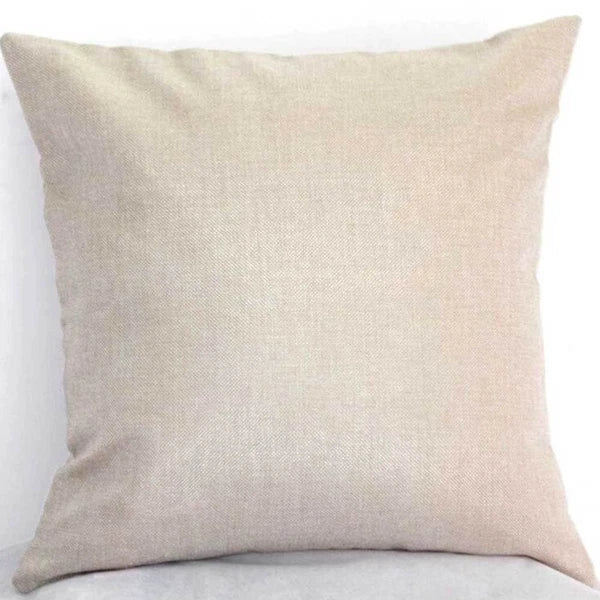 2 Pcs Leaf Pillow Cover Cushion Autumn Linen Square Sofa Pillowcase