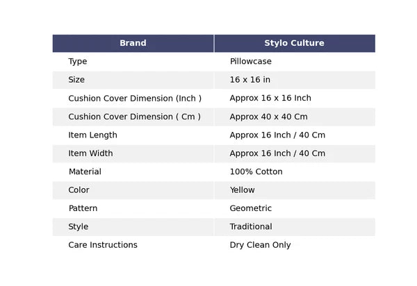 Ethnic Cotton Sofa Throw Pillow Case Yellow Embroidery Mirror Cushion Cover