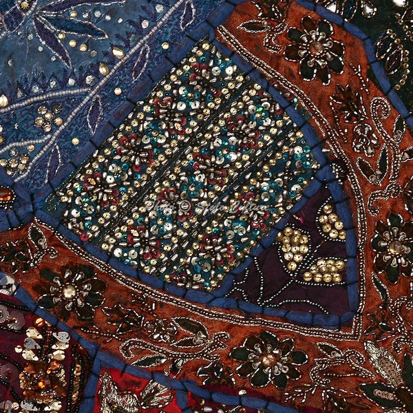 Beaded Cushion Cover Boho Sofa Cover Decorative Bohemian Home Decor