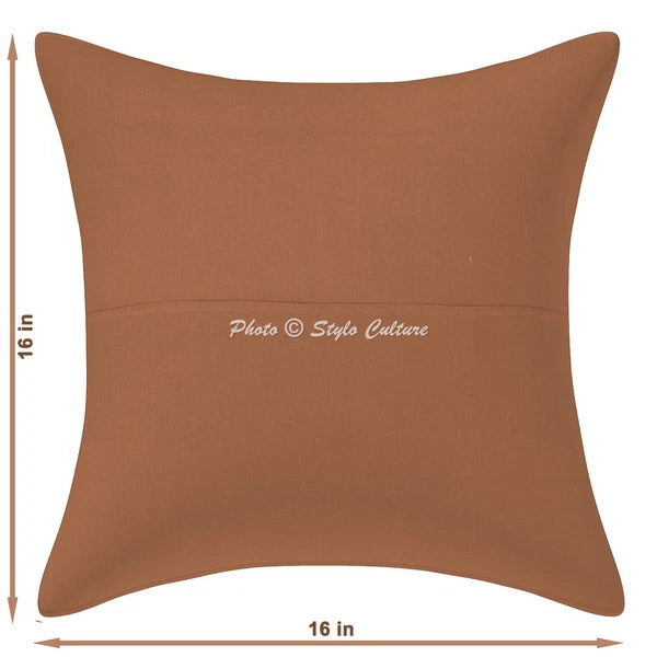 Handwoven Home Decor Cushion Indian Vintage Throw Pillow Cover Case Meditation