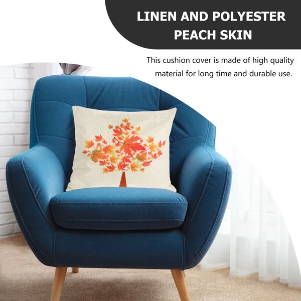 1pc Thanksgiving Pillowcase Pillow Cover Sofa Cushion Cover Home Decoration