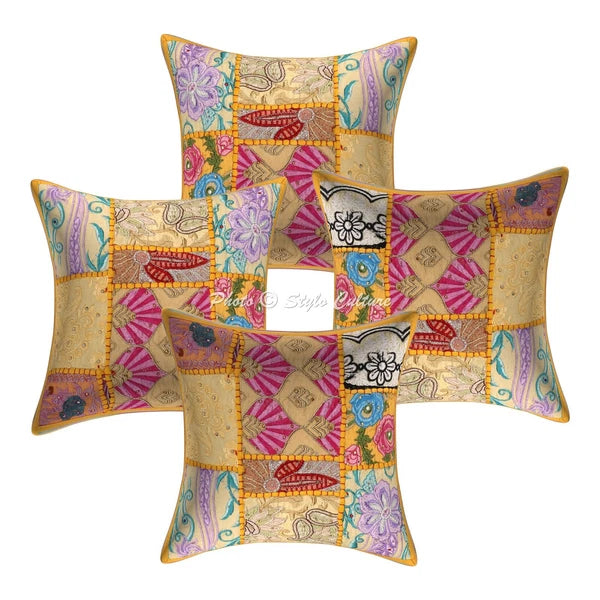 Boho Bohemian Cushion Cover Vintage Patchwork Throw Decor Pillow Cover Case