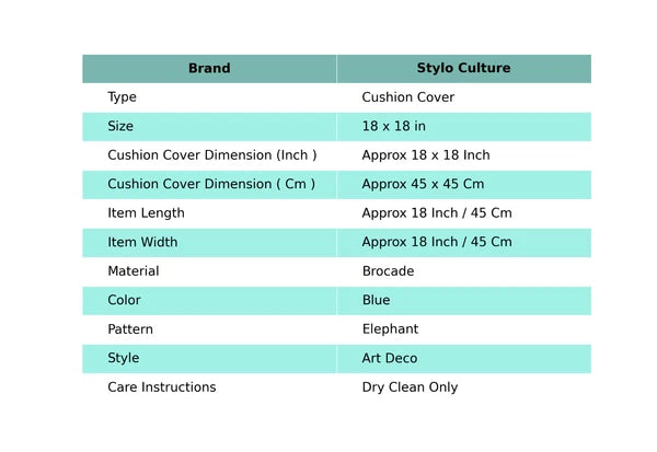 Ethnic Cushion Cover Brocade Jacquard 18 x 18 in Hippie Sofa Car Pillow Case