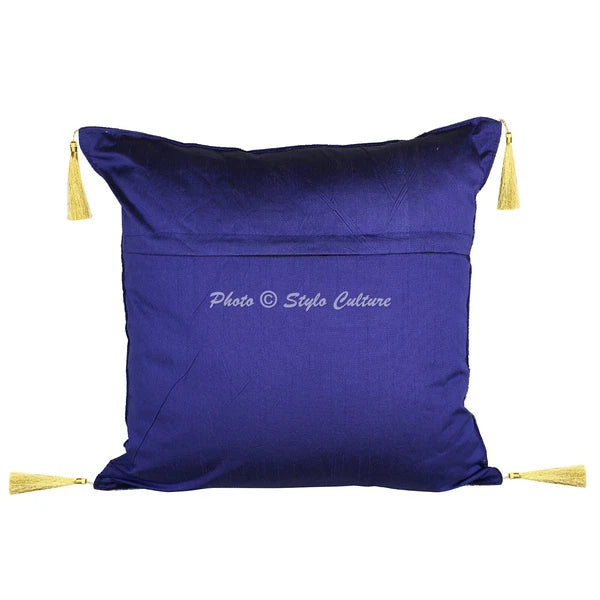 Decorative Home Decor 18 x 18 in Boho Cushion Cover Brocade Jacquard Pillow Case