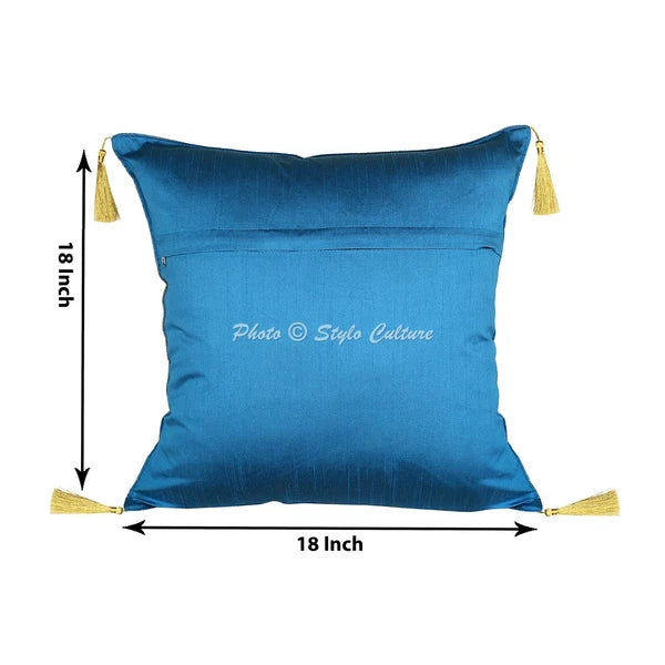 Boho Bohemian Cushion Cover Brocade Jacquard Elephant Decor Pillow Cover Case