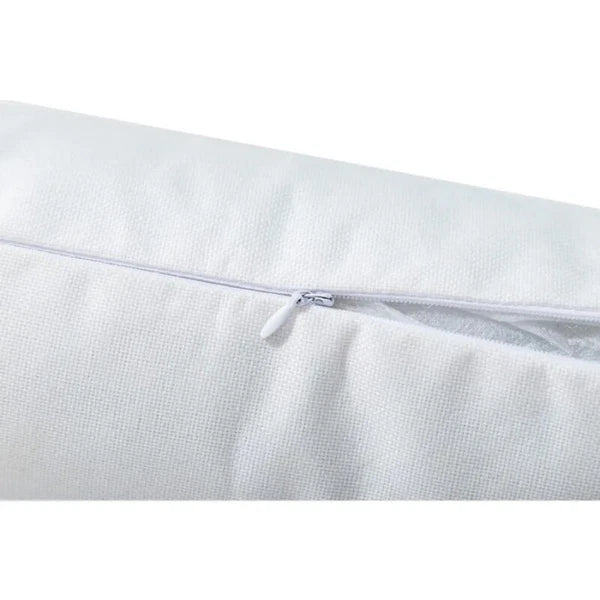 50pcs 16"x16" Blank White Linen Sublimation Blank Pillow Case Sofa Cushion Cover
