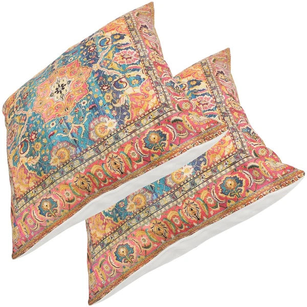 2 Pcs Pillow Case Home Throw Cover Decorative Pillows Covers For Bed