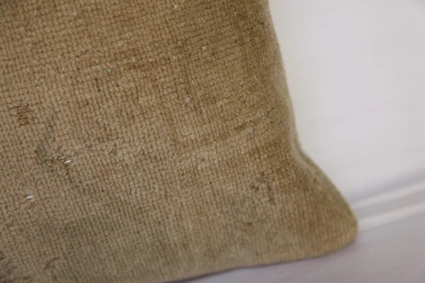 Rustic Turkish Rug Pillow,Cushion Cover for Sofa or Bed,Hndmade pillows