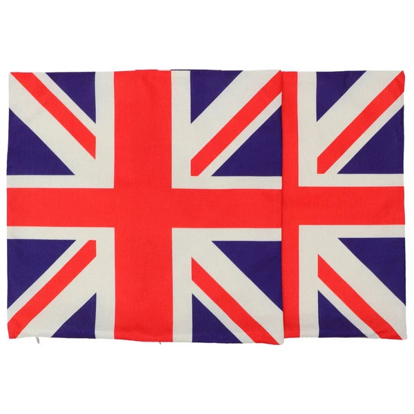 2 Pcs Cushion Cover Office Fabric Pillowcase Sofa Couch Bed Pillowcases