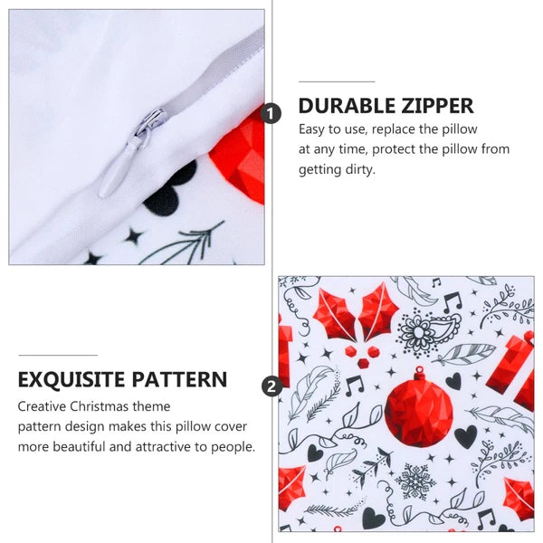 1PC Christmas Pillowcase Pillow Cover Sofa Cushion Cover for Home Living Room