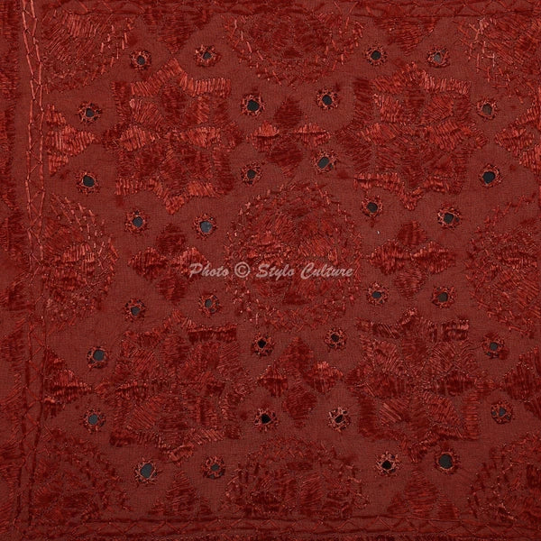 New Home Decor Embroidered 16 x 16 in Pillow Cover Case Handwoven Cushion Room