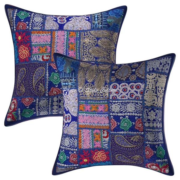 Indian Vintage Handwoven Pillow Cases Floor Boho Home Sofa Art Car Cushion Cover