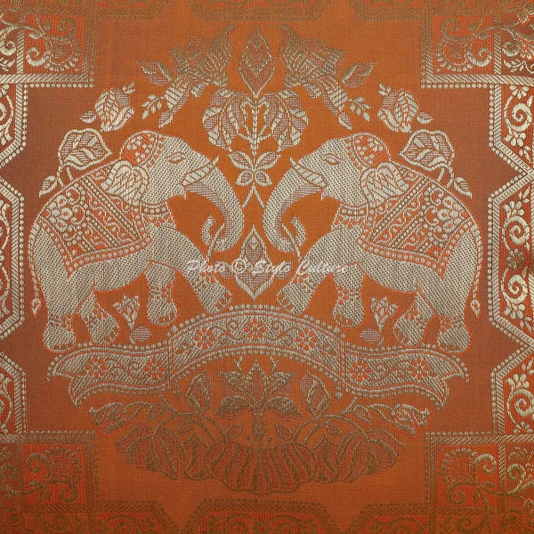 Cushion Cover Boho Brocade Jacquard 18 x 18 in Hippie Sofa Car Pillow Case