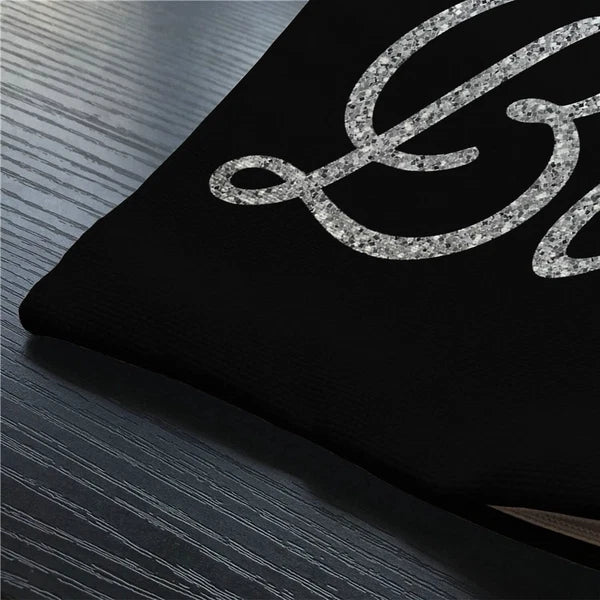 12x20 Inch Blessed Word Decorative Lumbar Pillowcase Throw Pillow Cover for Sofa