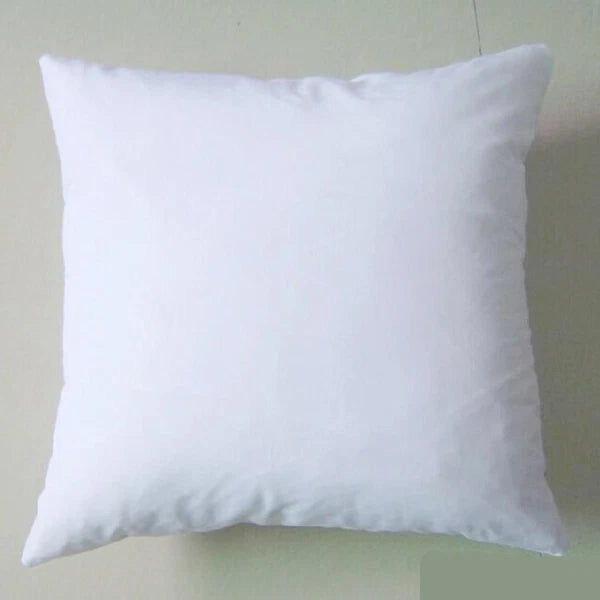 10Pcs 18" White Sublimation Blank Pillow Case Cushion Cover Car Home Sofa Decor
