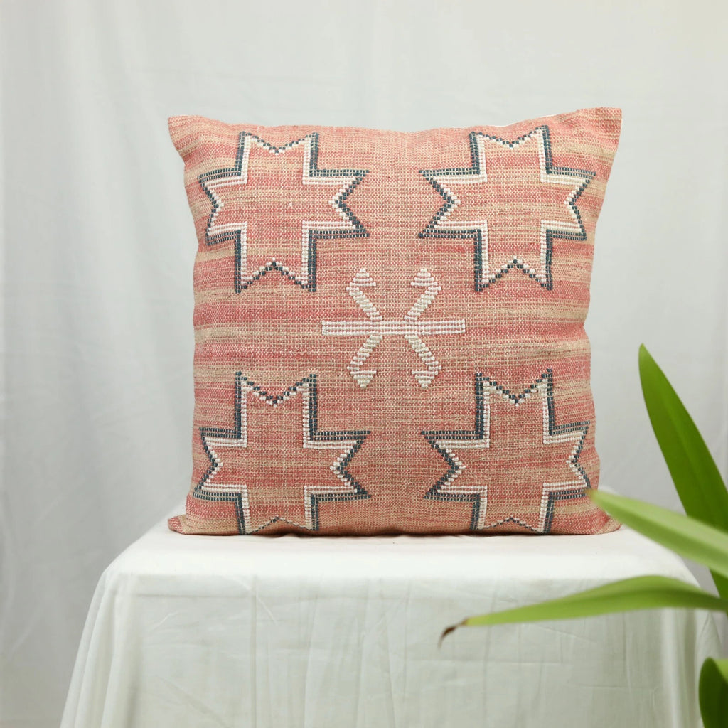 Star pattern Moroccan Sabra cushion cover for guestroom decor pillow cover