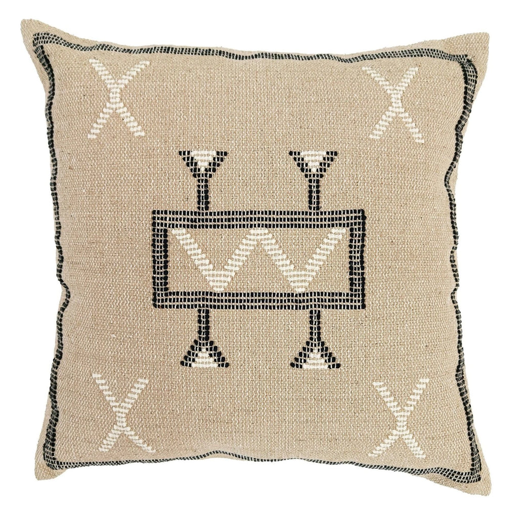 Elegant handwoven Sabra pillow cover Cotton cushion cover for sofa decor