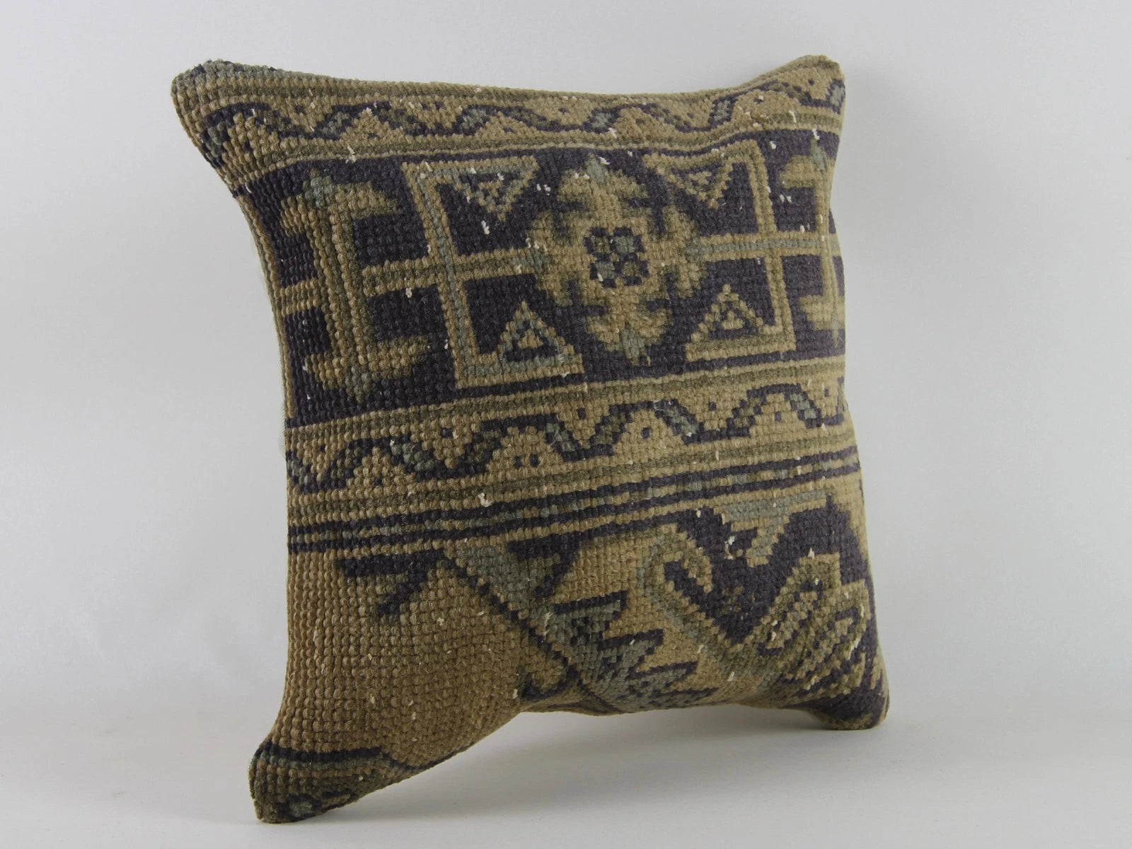 Wool Jute Cushion Cover Throw Indian Vintage Cushions Handmade Kilim Pillowcase