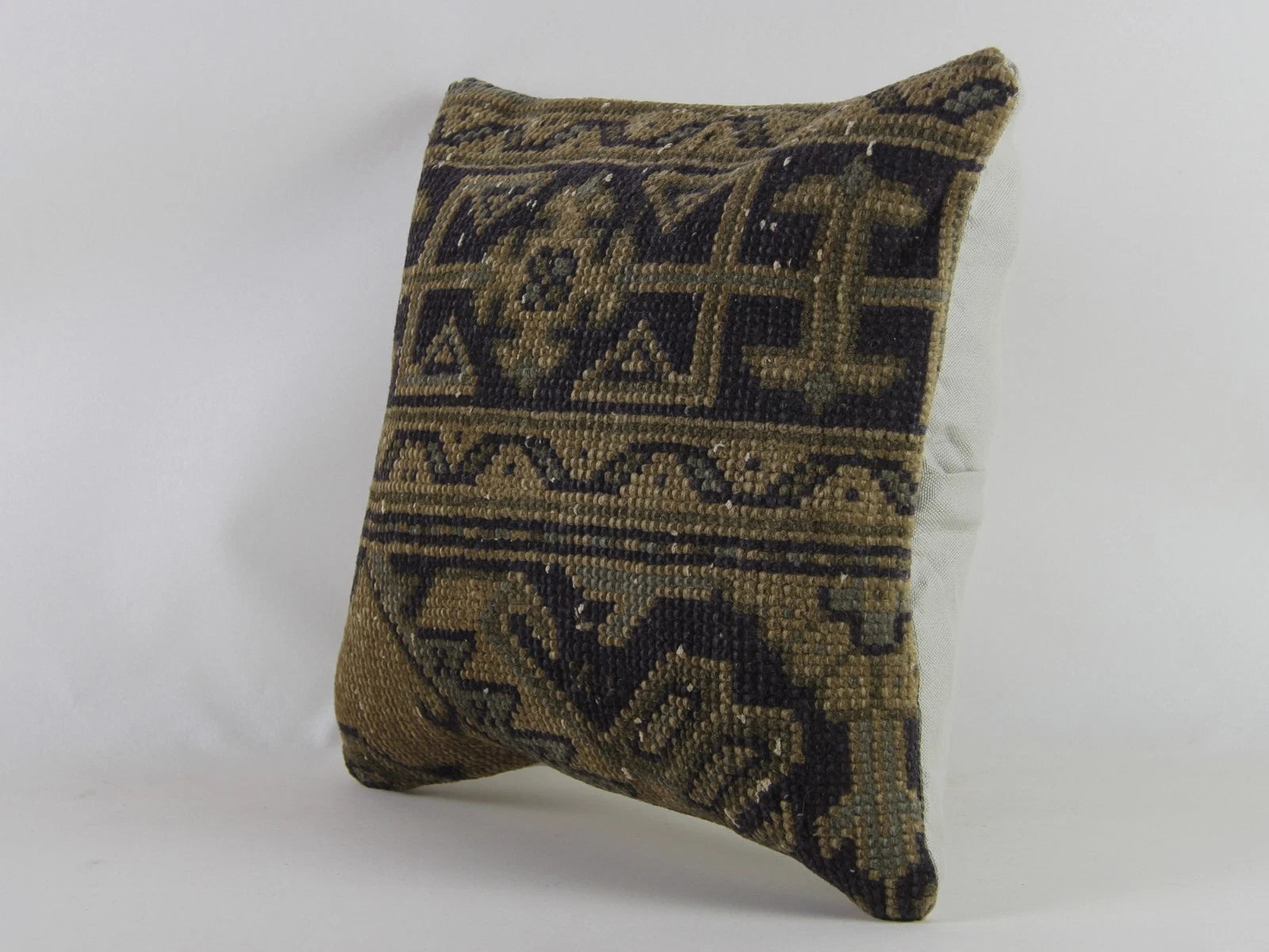 Wool Jute Cushion Cover Throw Indian Vintage Cushions Handmade Kilim Pillowcase
