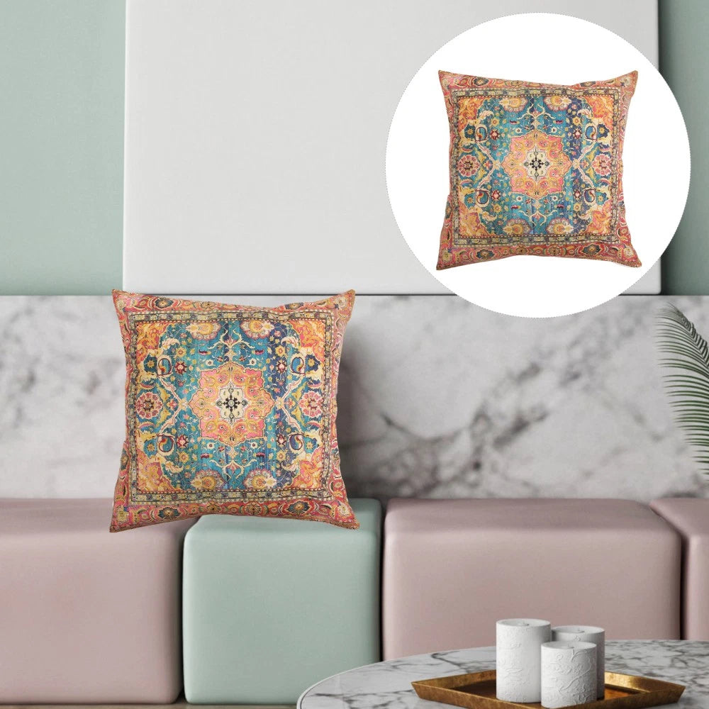 2 Pcs Pillow Case Home Throw Cover Decorative Pillows Covers For Bed