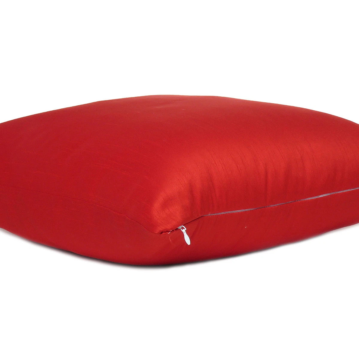 Cover Solid Color Sofa Pillow Case Cushion Square Home Decor Soft Red Size 18x18