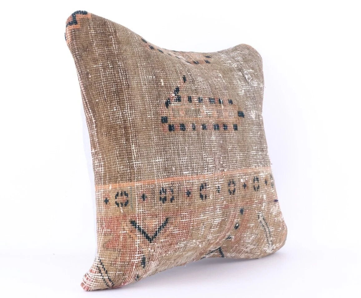 TURKISH KILIM PILLOW CUSHION COVER CASE TRADITIONAL 20"X20" (50X50 CM)