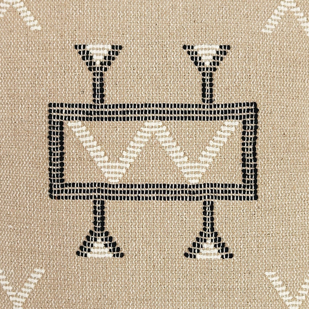 Elegant handwoven Sabra pillow cover Cotton cushion cover for sofa decor