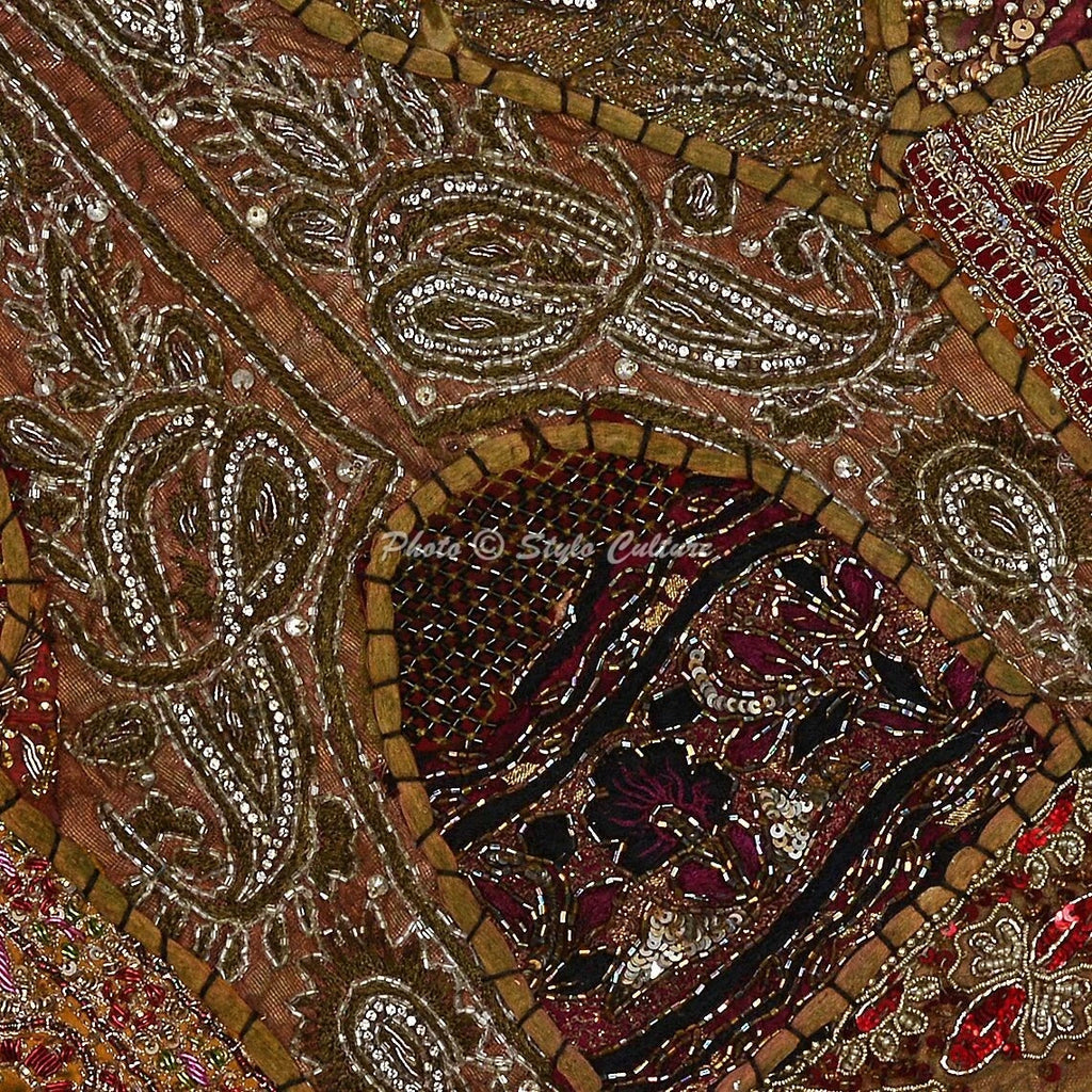 Beaded Cushion Cover Sequins Boho Boho Bohemian Car Pillow Cases For Home Decor