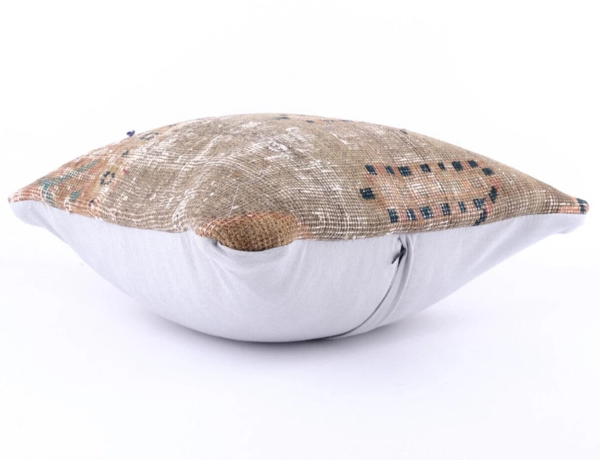 TURKISH KILIM PILLOW CUSHION COVER CASE TRADITIONAL 20"X20" (50X50 CM)
