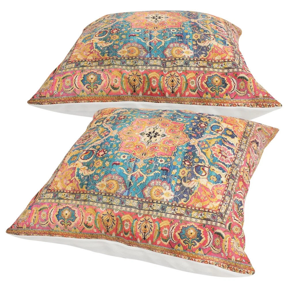 2 Pcs Pillow Case Home Throw Cover Decorative Pillows Covers For Bed