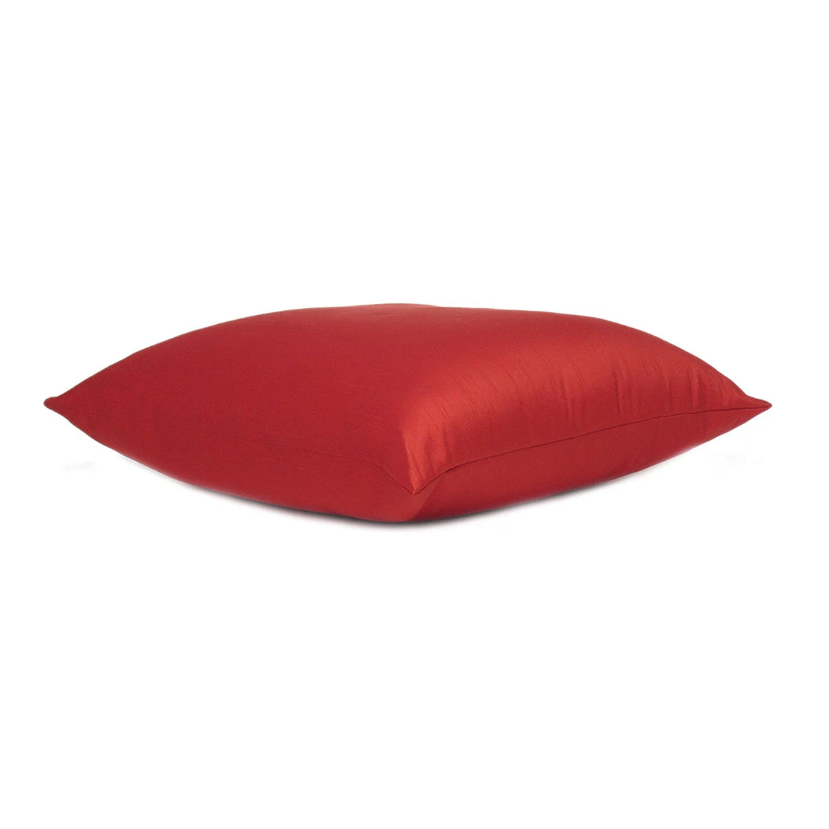 Cover Solid Color Sofa Pillow Case Cushion Square Home Decor Soft Red Size 18x18