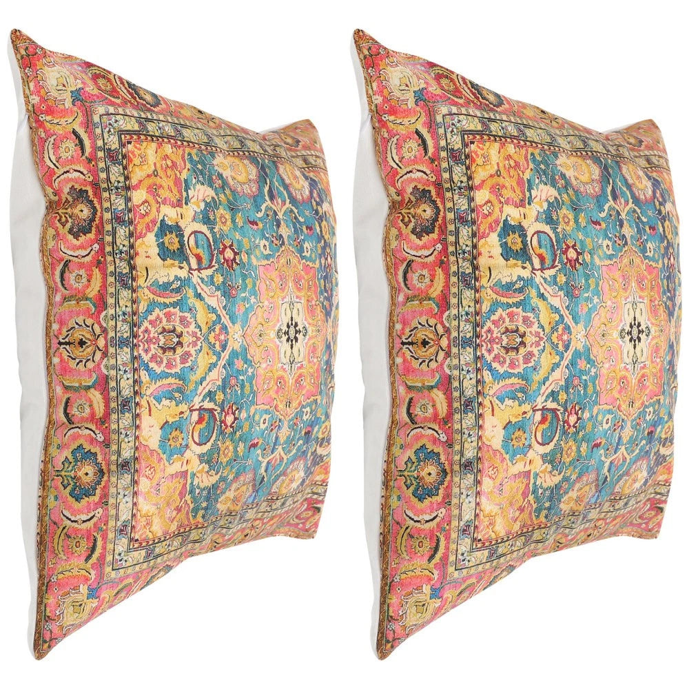 2 Pcs Pillow Case Home Throw Cover Decorative Pillows Covers For Bed