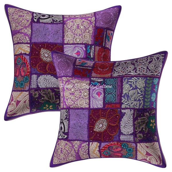 Decorative Home Decor 16 x 16 in Cushion Cover Vintage Boho Sofa Pillow Case